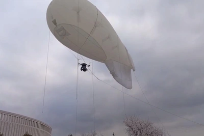 Над парком Краснодар вновь замечен дирижабль Росгвардии