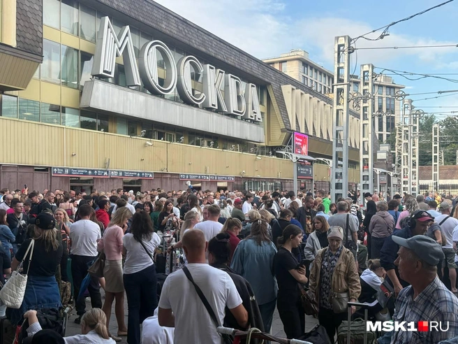 На Павелецком направлении произошел массовый сбой в движении электричек | Источник: Артем Устюжанин / MSK1.RU