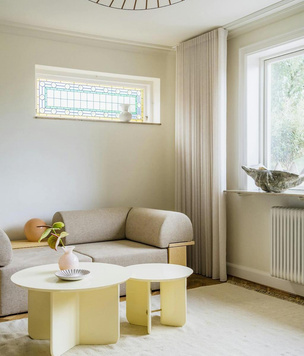 Полон пастели: дом с мягкими оттенками в Дании