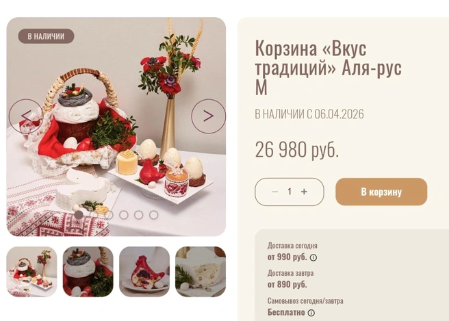 Пасхальная корзина подешевле | Источник: cooklinova.ru