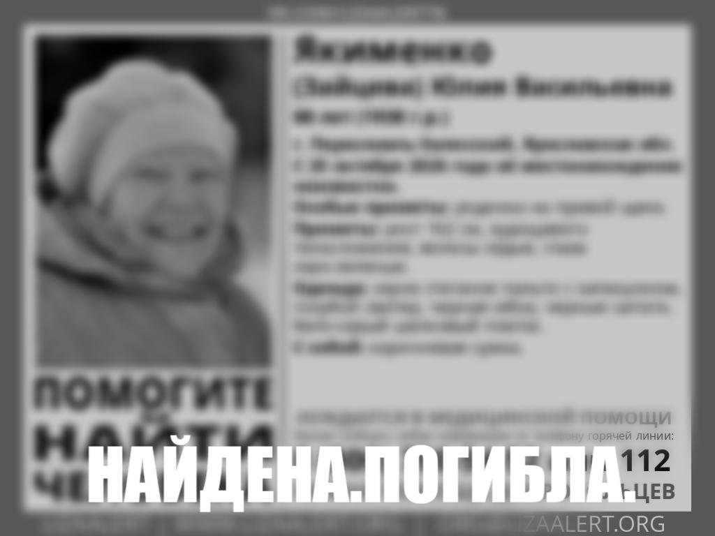 Пропавшую в Ярославской области пенсионерку нашли мертвой