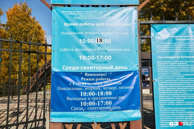 Режим работы | Источник: Роман Данилкин / 63.RU