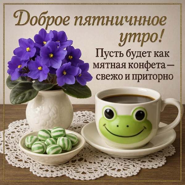 открытки с пятницей, открытки доброй пятницы, утро пятницы открытки, открытки с добрым утром пятницы, открытка с пятницей прикольная, пятница открытки красивые, открытка хорошей пятницы | Источник: theDay/DALL-E