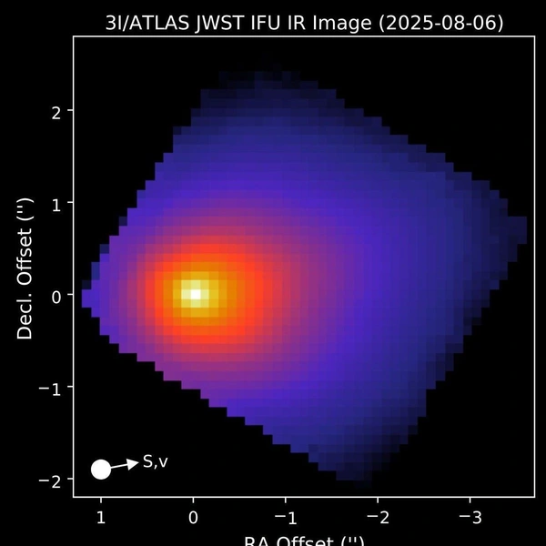Точно не корабль пришельцев: в NASA показали новые снимки межзвездной кометы 3I/ATLAS