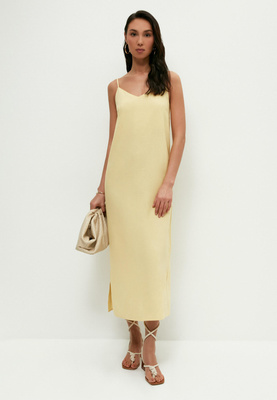 Платье Zarina, цвет: желтый, MP002XW0FEZ1 — купить в интернет-магазине Lamoda