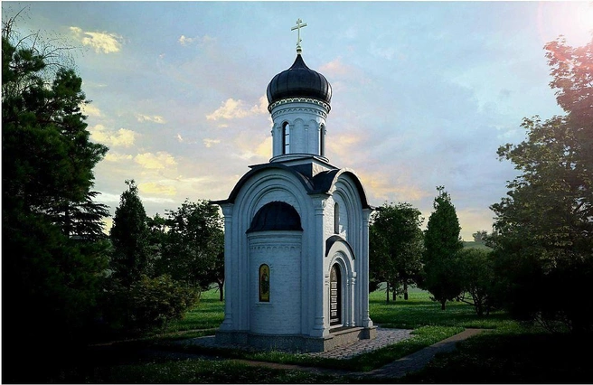 Так будет выглядеть часовня | Источник: Минпромэнерго Саратовской области