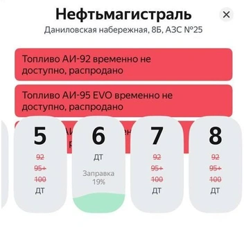 При этом в сервисе «Яндекс Заправки» эта информация была, и даже содержание в колонках было указано | Источник: Яндекс Заправки