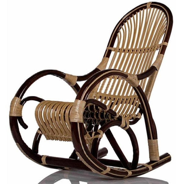 Кресло-качалка из ивы ручной работы
