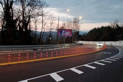На трассе Джубга-Сочи отремонтировали опасный участок