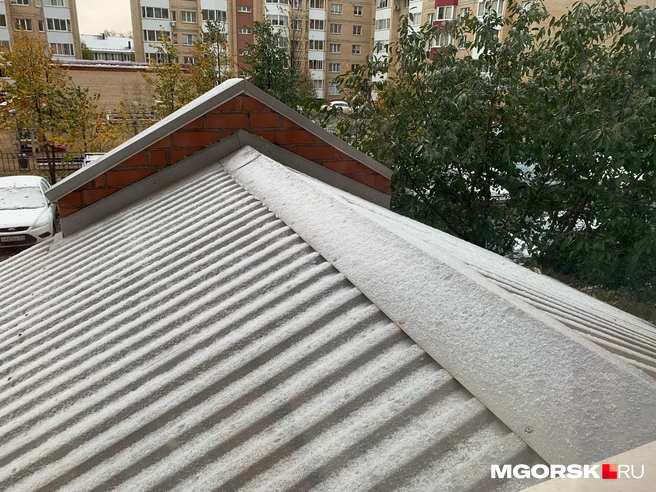 Снег надолго не задержится | Источник: читатель MGORSK.RU