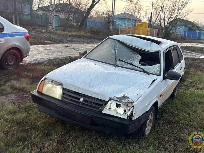 Степень повреждений автомобиля указывает на высокую скорость в момент аварии | Источник: Госавтоинспекция Волгоградской области