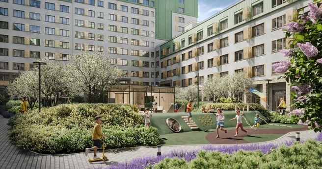 Дворы и территория комплекса | Источник: «Талан»