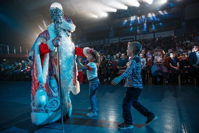 Evening with a 'real' Father Frost in Kemerovo