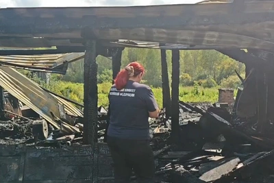 СК проверяет гибель супругов при пожаре в Томской области