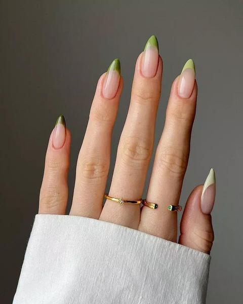 Матча для ногтей: зеленый маникюр — главный нейл-тренд на лето 2024