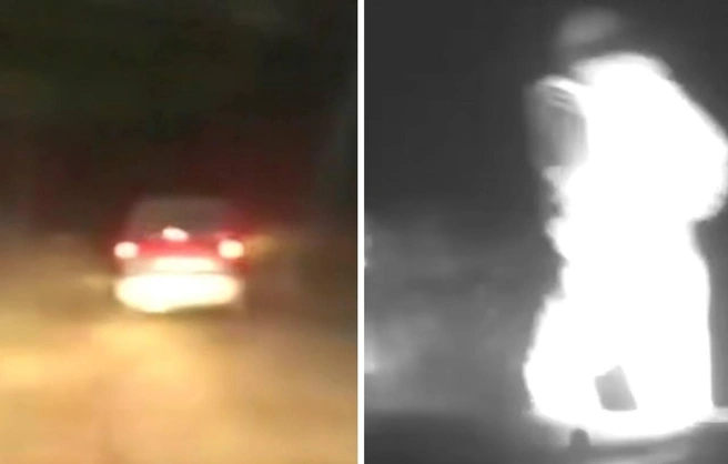 Остановить гонщика удалось при помощи оружия | Источник: «Полиция Заполярья» / T.me