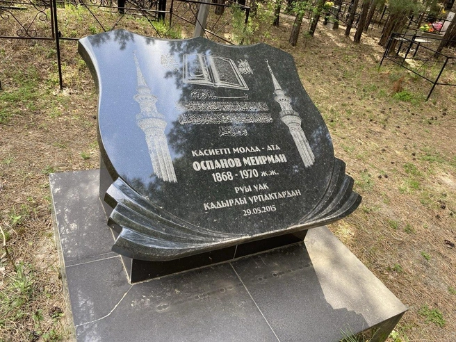 Памятник такой формы один на все небольшое кладбище | Источник: Ирина Господаренко / NGS22.RU