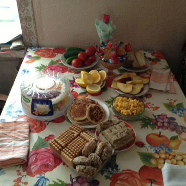 «Да! Это дом моей бабушки и это только завтрак!» - подписала снимок Шейк