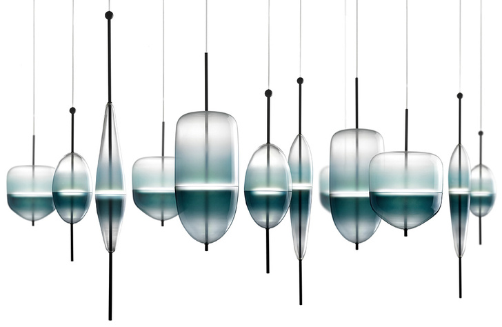 Cветильник Flow(t), дизайн Нао Тамуры, Wonderglass, www.wonder-glass.com