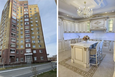 Квартира за 39,5 млн рублей в Тюмени с ремонтом барокко