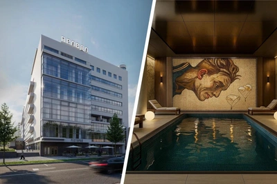 Бизнес-центр с бассейном, SPA и сигарным клубом на улице Правды