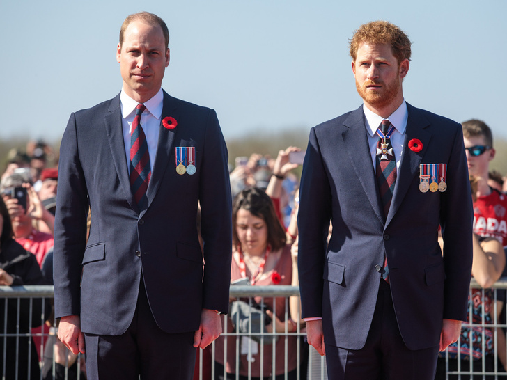 Фото №1 - Почему Королева решила «разделить» Уильяма и Гарри на похоронах принца Филиппа