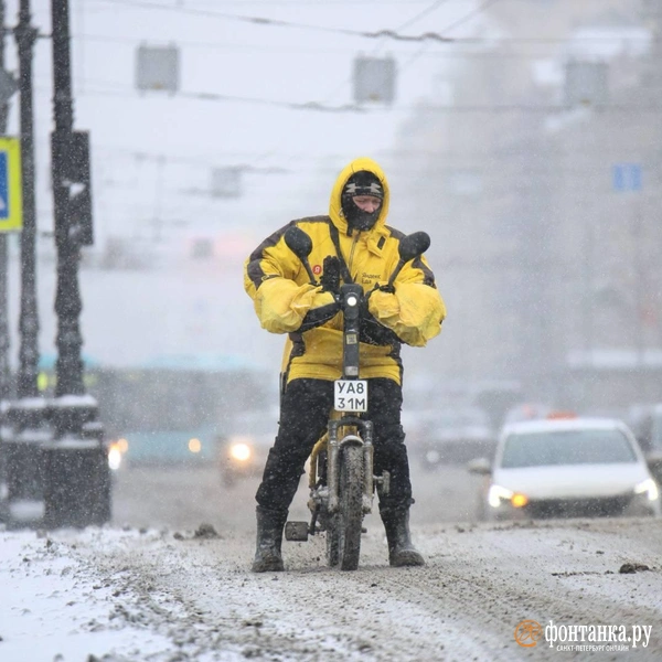 Снегопад в Петербурге 20 февраля 2026 года | Источник: Валентин Егоршин / «Фонтанка.ру»