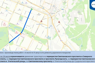 Пять районов Петербурга: где ждать пробки с 23 июля