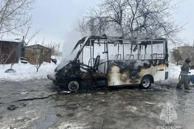 A route Gazelle burns in Orsk, again on a Monday