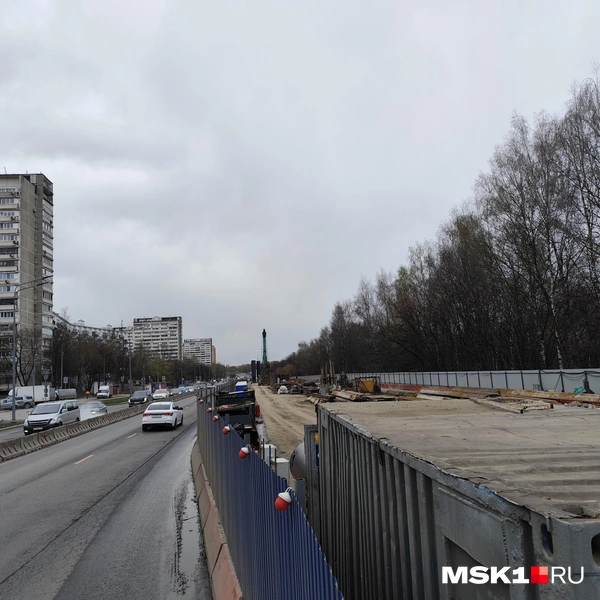 Подготовка к строительству станции «Липецкая» Бирюлевской линии | Источник: Игорь Мещанев / MSK1.RU