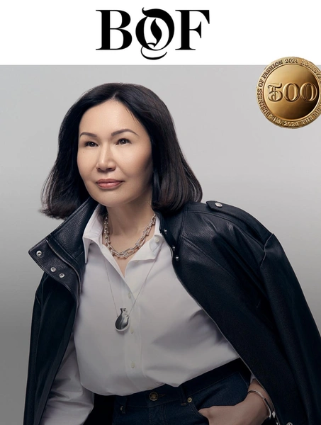 Айгуль Амиржанова названа самым влиятельным человеком в мировой моде родом из Казахстана | Источник: BoF