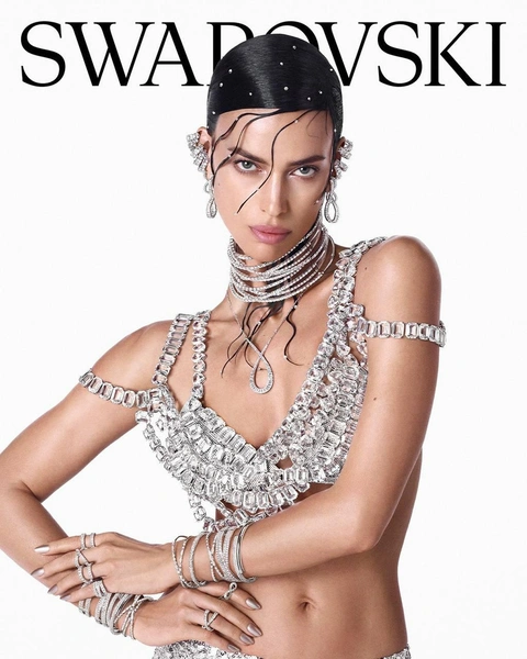 Ирина Шейк сверкает и блистает в новой кампании Swarovski