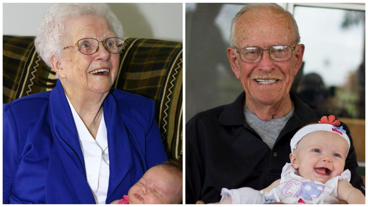 Бабушки и дедушки, которые впервые увидели своих внуков: 30 до слез трогательных фото