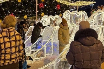 Ледовый городок в Екатеринбурге: критика и одобрение