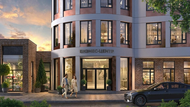 Здание разделят на две части: офисную и торговую | Источник: СЗ «Первомай»