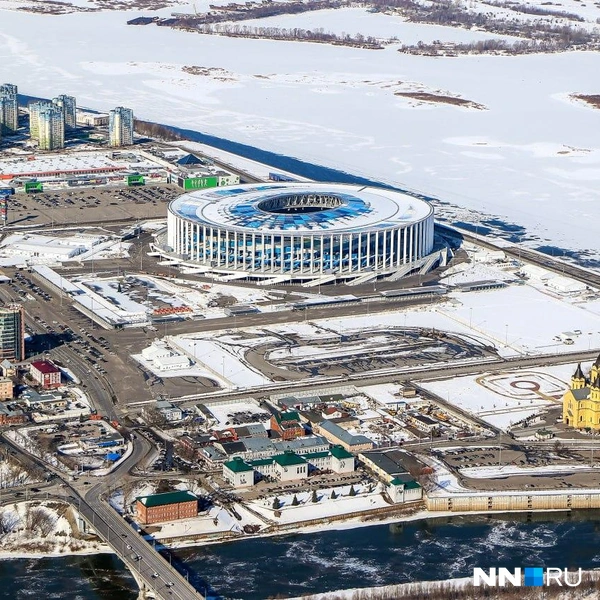Ледовую арену начали строить в 2022 году и сейчас уже готовят к открытию | Источник: Наталья Бурухина / NN.RU