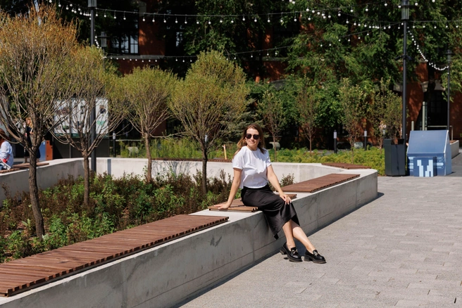 Этот сквер тюменцы ласково называют карманным из-за его компактности | Источник: Ирина Шарова