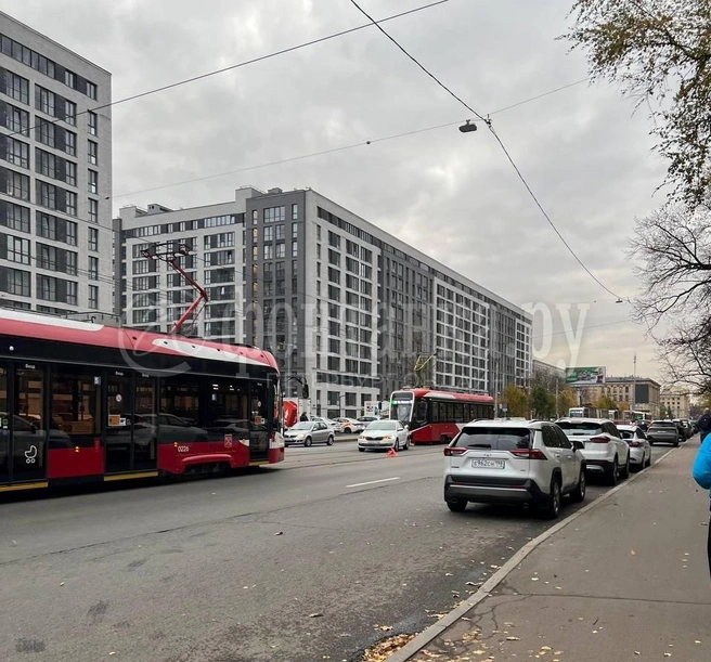 Фото в редакцию прислали в половине десятого часа утра 26 октября. | Источник: читатель «Фонтанки»