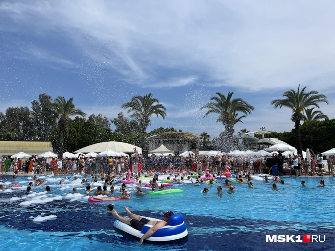 А кому-то никакие сообщения не мешают наслаждаться отдыхом | Источник: Виктория Чулюкина / MSK1.RU