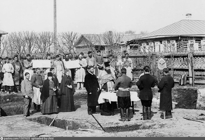 Стройка усадьбы Филитц, 1895–1896 годы | Источник: Вениамин Метенков