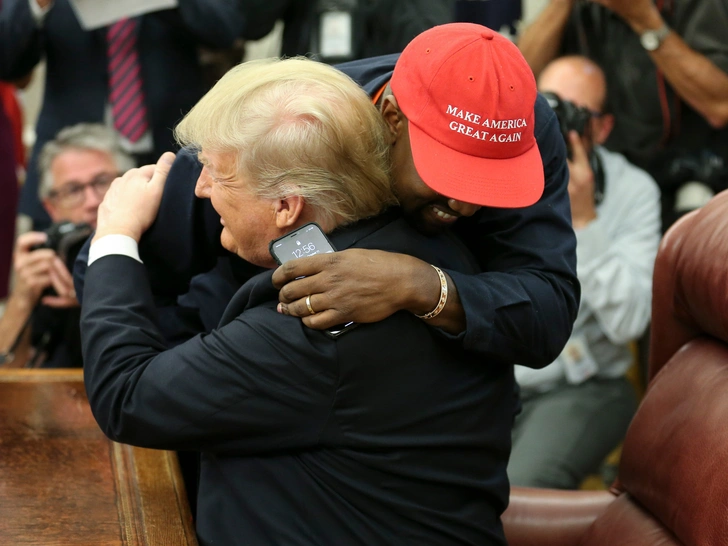 Канье и Дональд Трамп, 2018 год