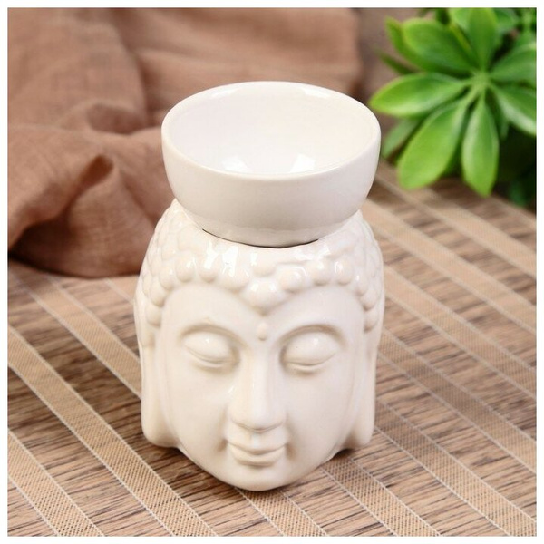Аромалампа керамика «Будда с чашей на голове»