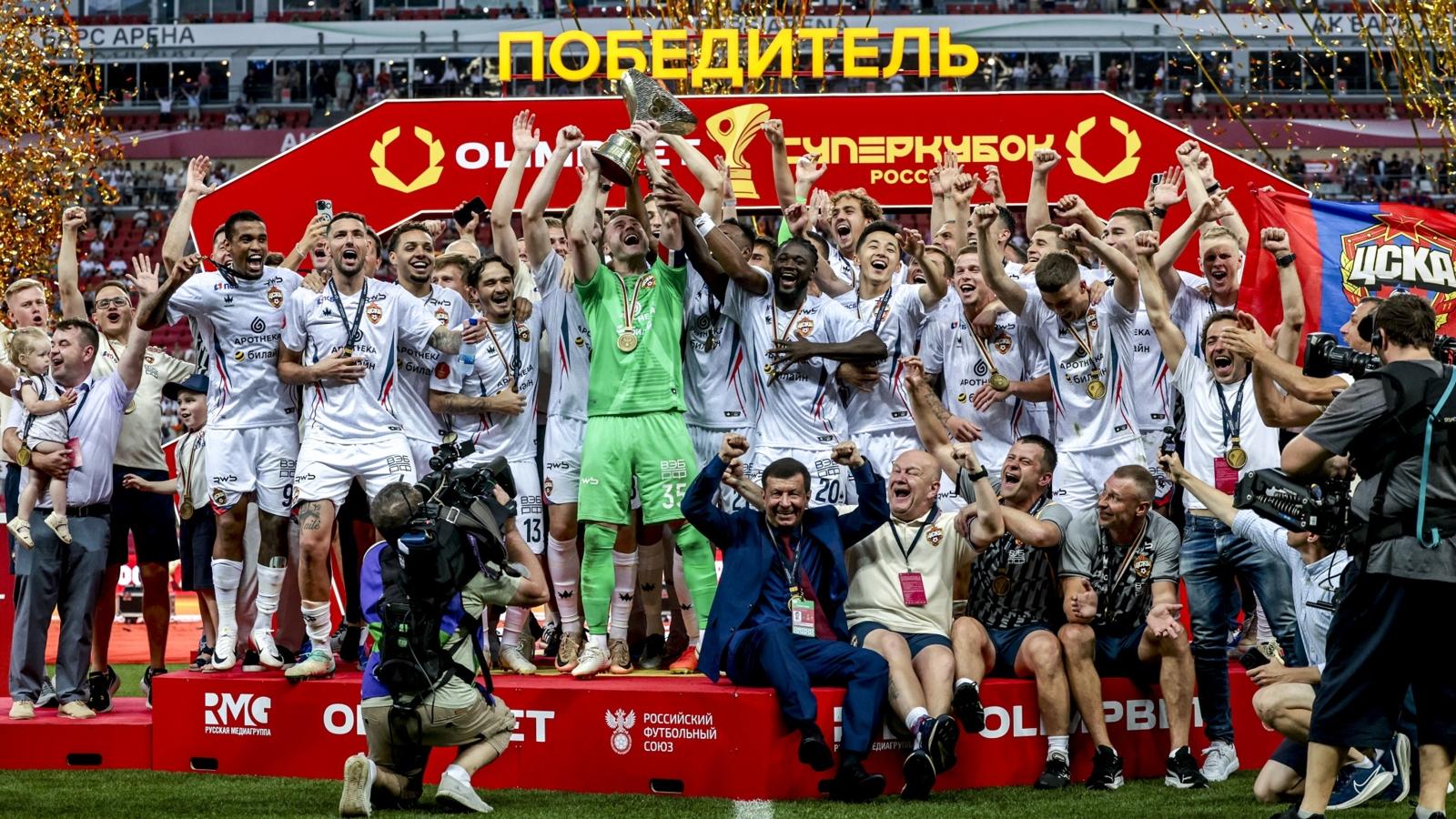 Очередной рекорд Акинфеева: ЦСКА выиграл Суперкубок России 