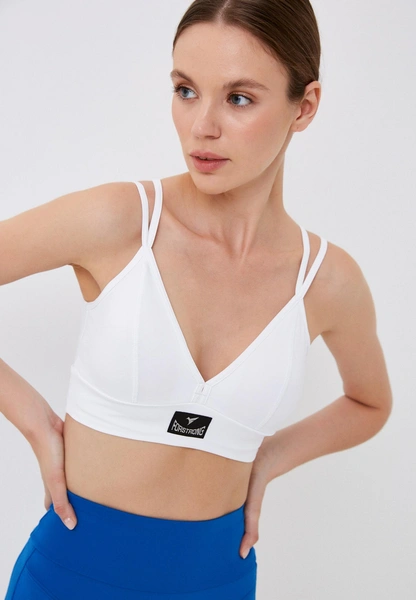 Топ спортивный Forstrong Box Bra, цвет: белый 