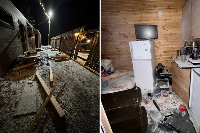 Последствия нападения на глэмпинг | Источник: Валентин