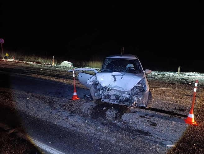 Авария произошла вчера вечером | Источник: Госавтоинспекция Тюменской области