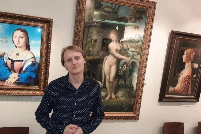 Историк, искусствовед Сергей Скробов хранит коллекцию факсимильных копий мировых шедевров Валерия Карпова и курирует новую выставку пикантной части коллекции в Музее об ЭТОМ | Источник: Музей об ЭТОМ