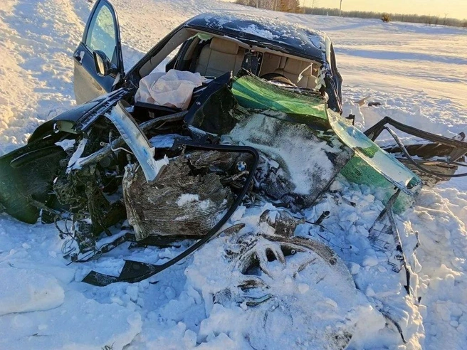 В дорожном происшествии участвовали три транспортных средства | Источник: Госавтоинспекция Тюменской области