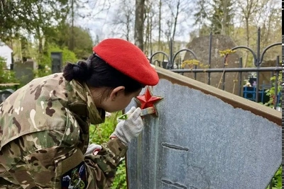 Калининградцы помнят своих героев: акция ко Дню Победы