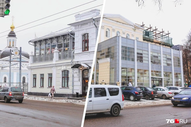 В Ярославле часто встречаются современные пристройки у старинных зданий | Источник: Алёна Косточкина